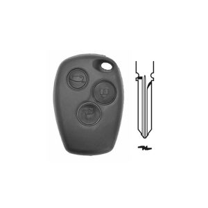 Télécommande 3 boutons 4A AES / HU179 Renault Dacia, 805673071R, 998101619R, 998108016R, 805672419R, 93868095
