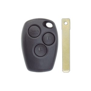 Télécommande 3 boutons AES 4A / VA2 Renault, Smart, Opel, Nissan 6000617395 - 93868096 - 805647402R - 805648885R - A4537607200