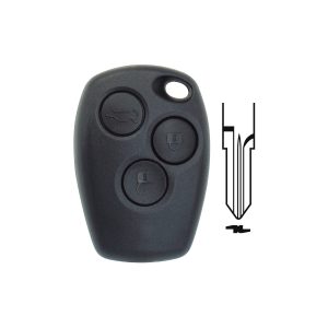 Télécommande 3 boutons AES 4A / VAC102 Renault, Dacia