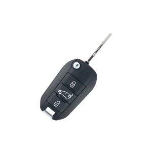 Télécommande compatible 4A AES Peugeot, Citroen après 2017 avec bouton coffre